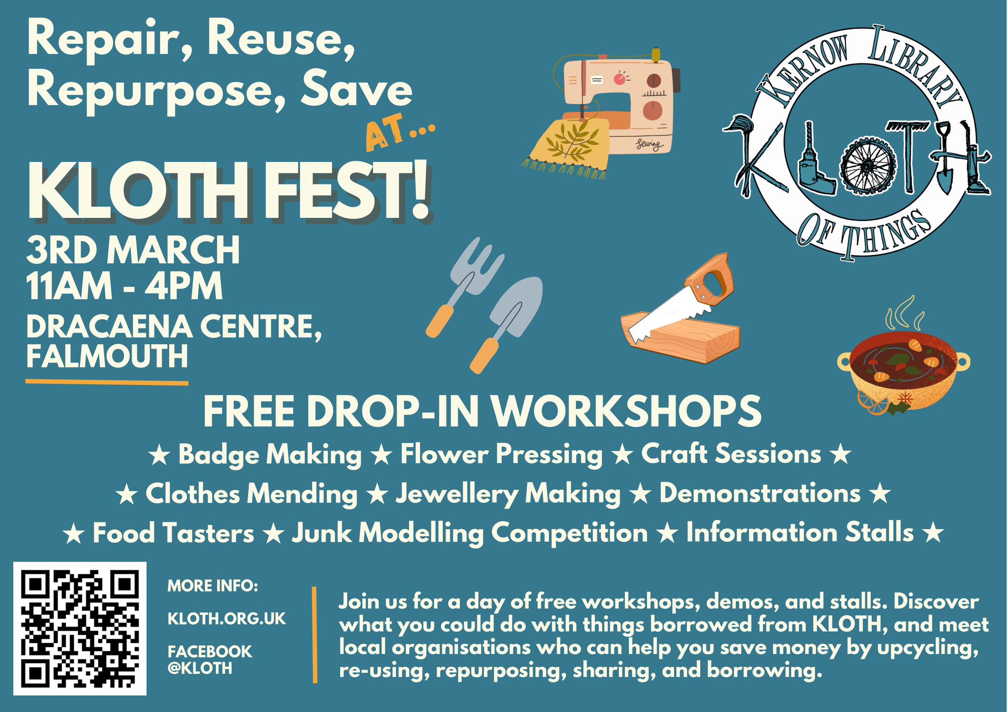 Kloth Fest. 3rd March at the Dracaena Centre